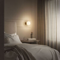 Edgeform Stringball 1 vegg-/taklampe, messing