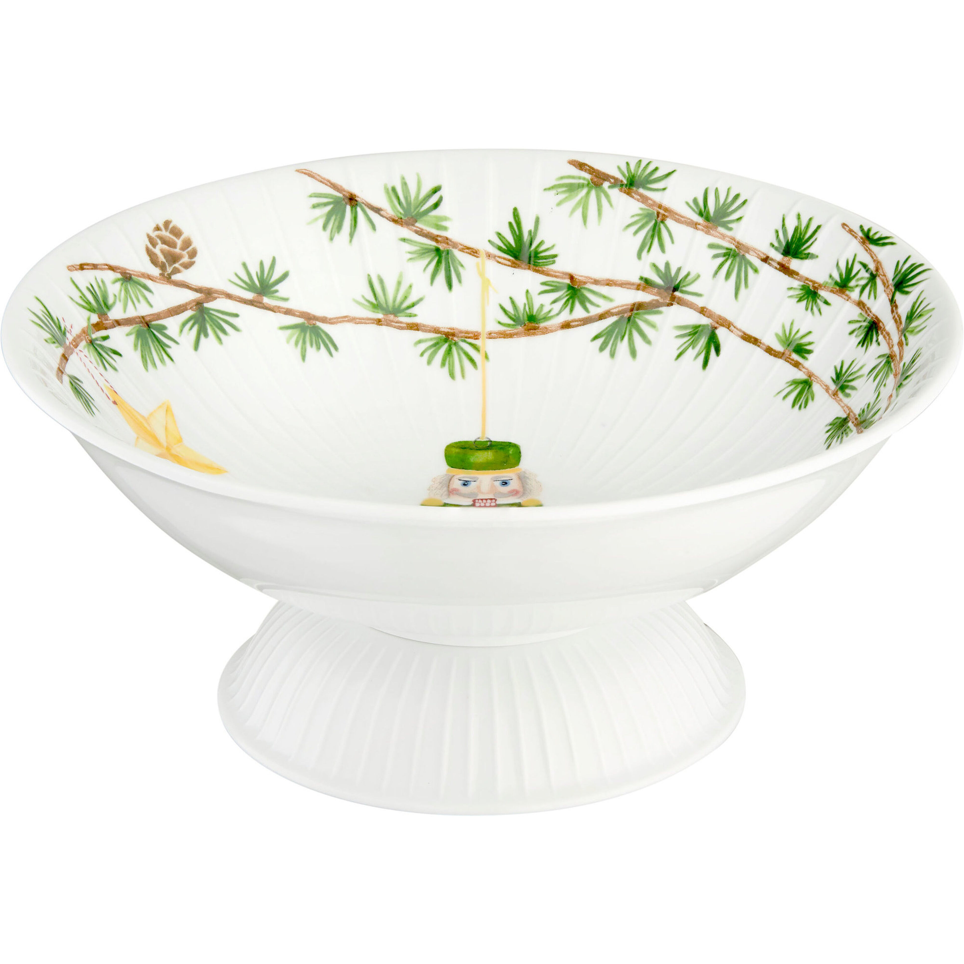 Hammershøi Julskål på fot 2019, Ø23 cm.