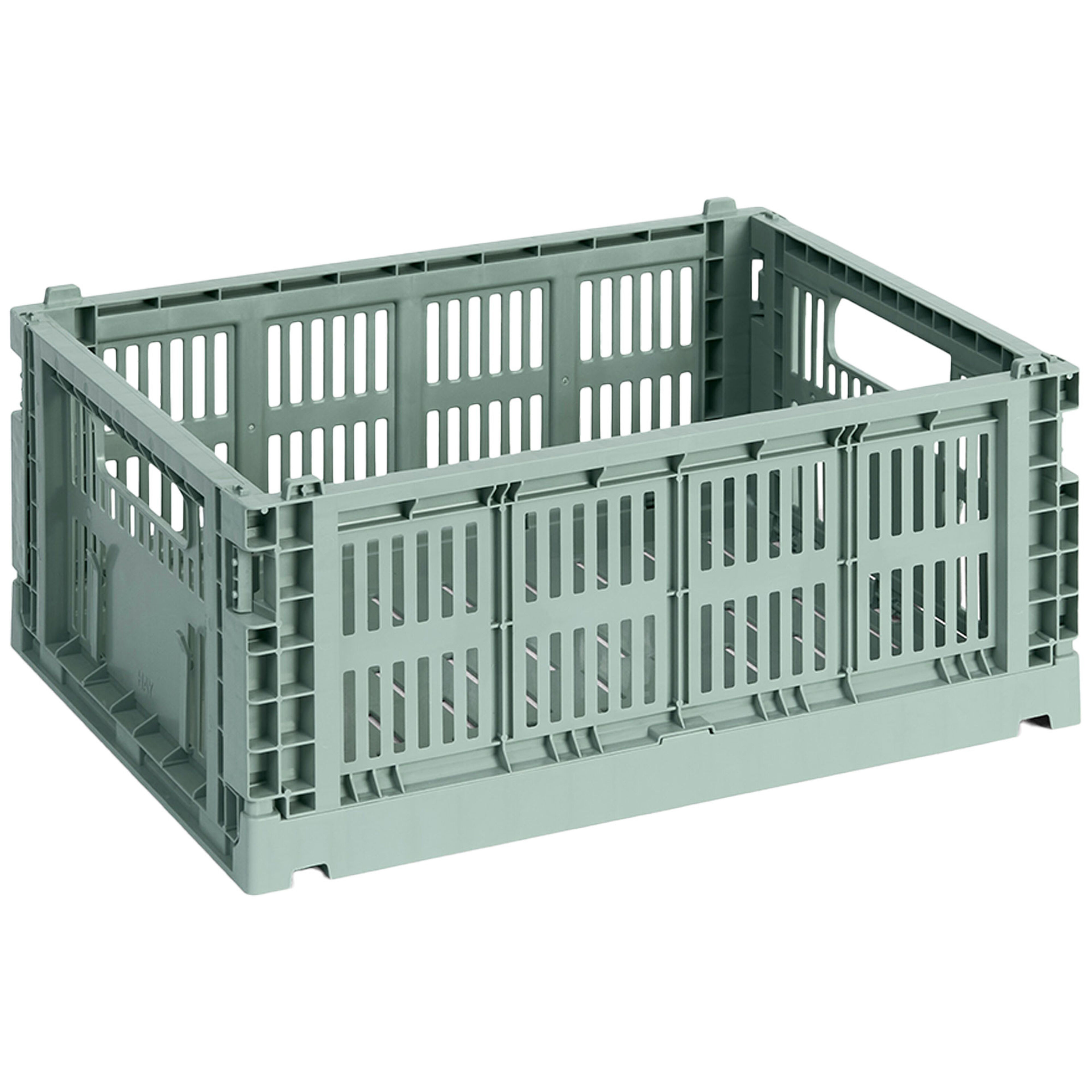 HAY Colour Crate Medium säilytyslaatikko, sage green