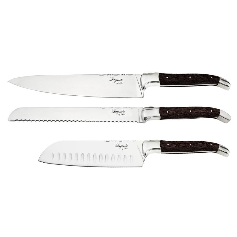 Knivsæt 3 dele, Wengé