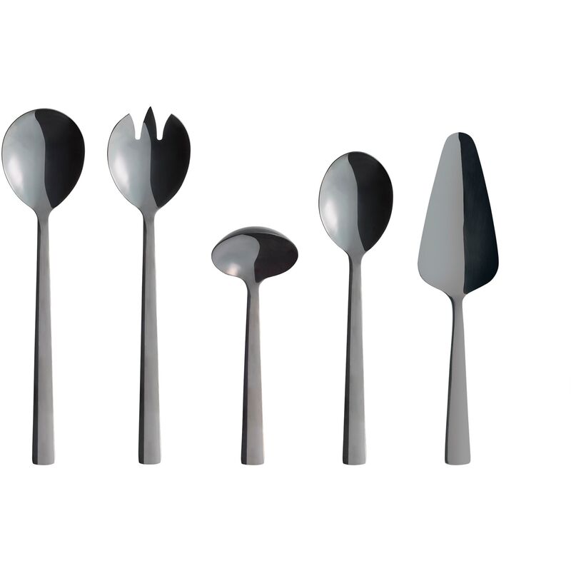 Raw bestickset 5 delar, svart