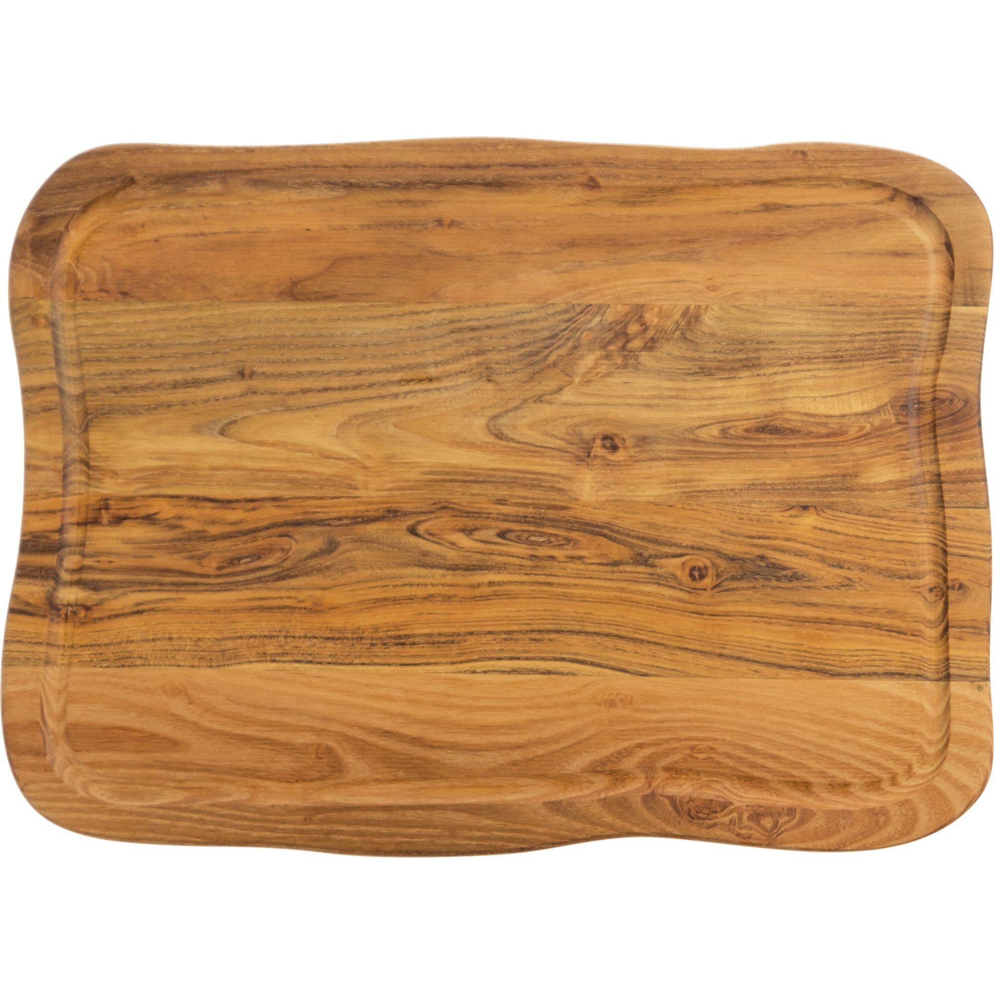 RAW Skärbräda med vätskeräffla Teak