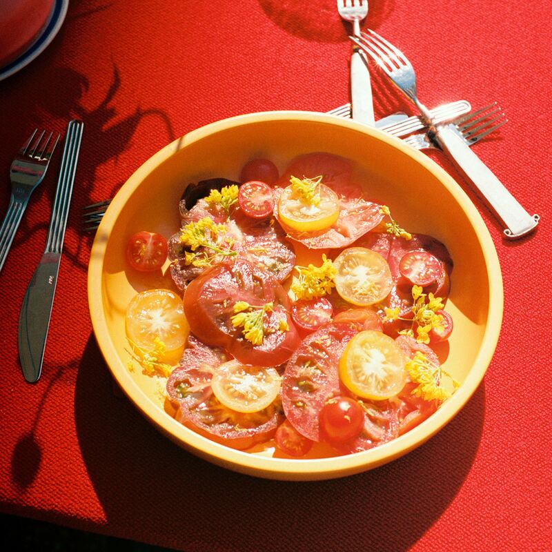 Sobremesa serveringsskål, large, gul