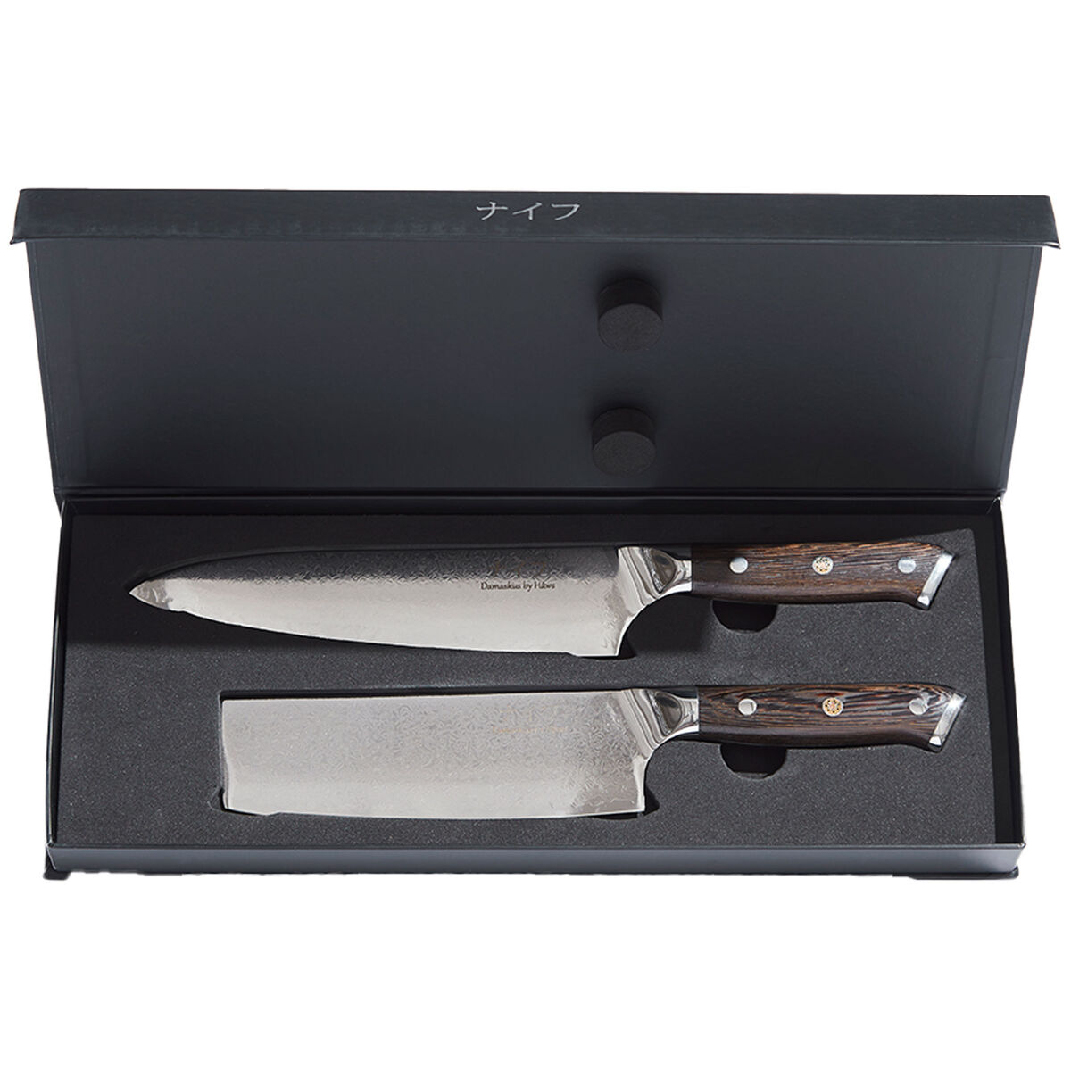 Wengè kockkniv 32 cm + grönsakskniv 30 cm