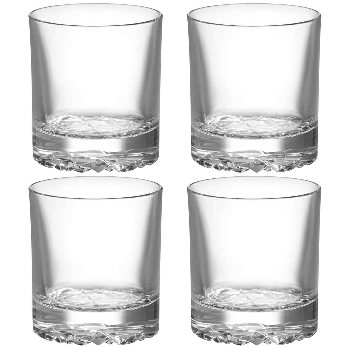 Carat Double Old Fashioned Glas 28 cl, 4-pack