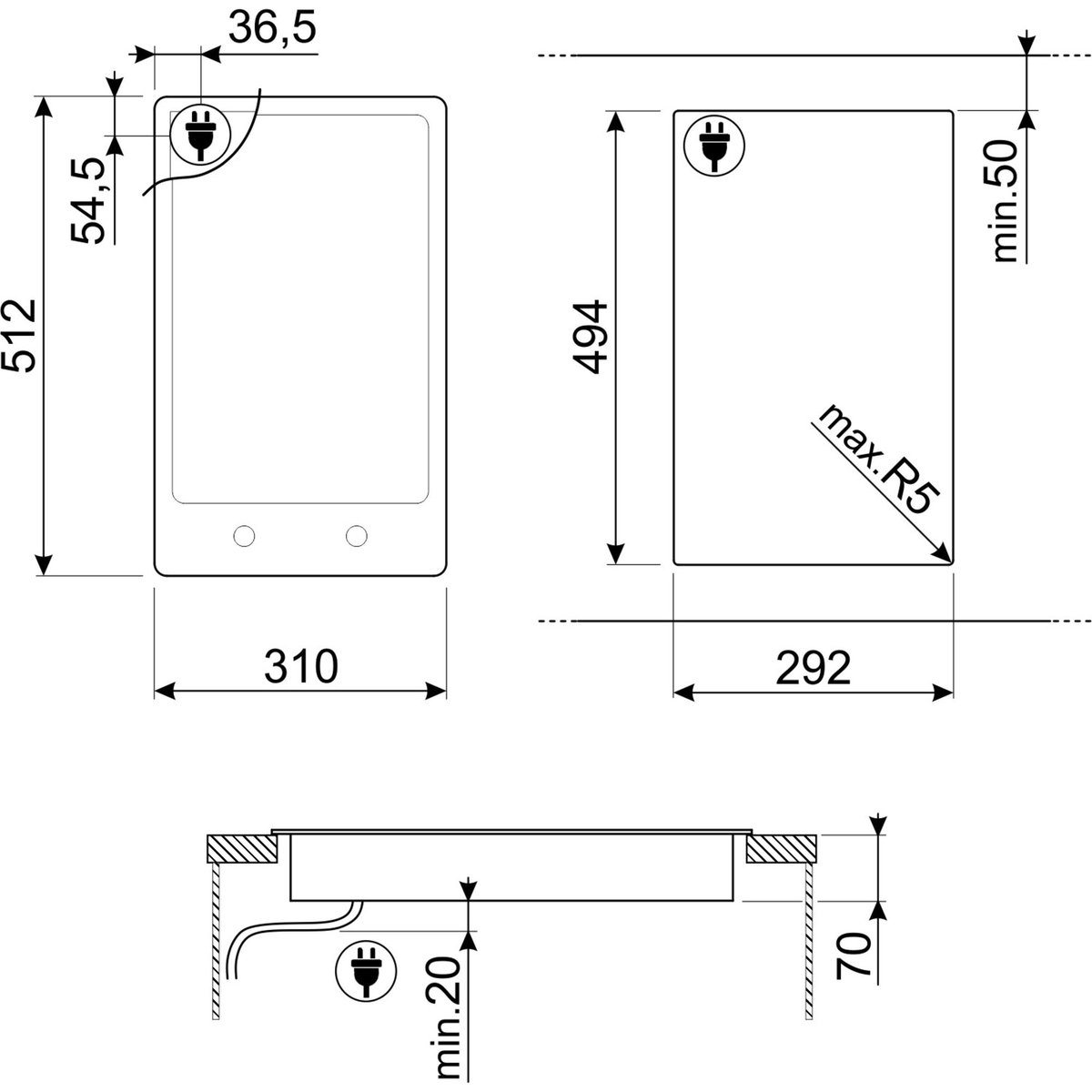 Classic PGF32I-1 Induksjonsplatetopp