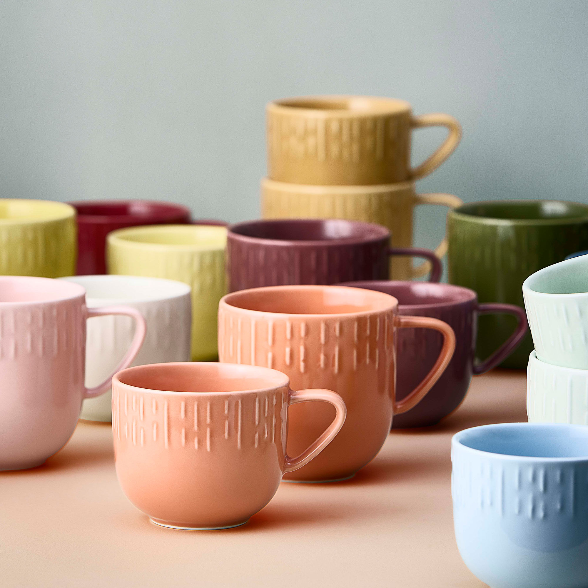 Confetti kaffekopp 20 cl, apricot