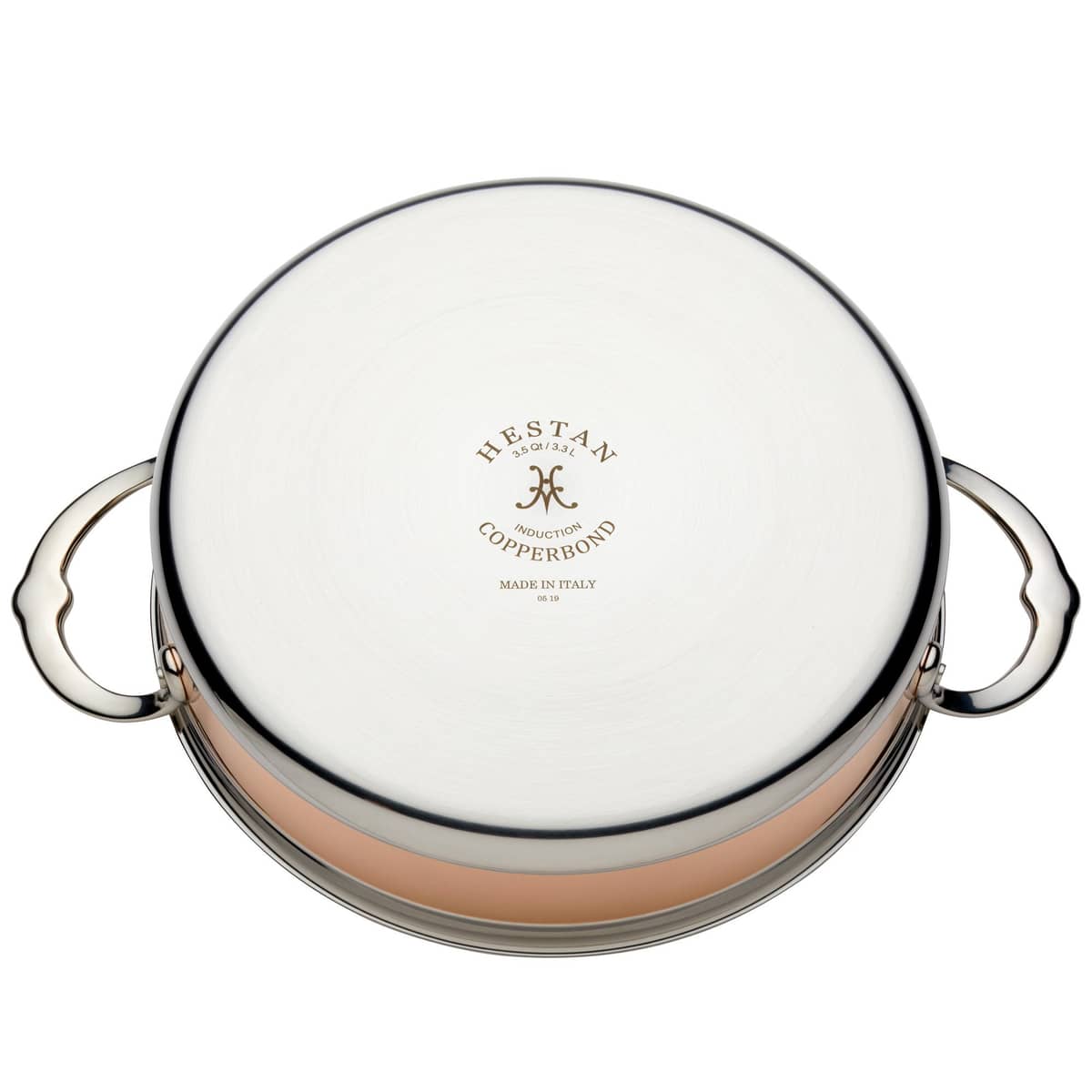 CopperBond traktörpanna med lock 26 cm