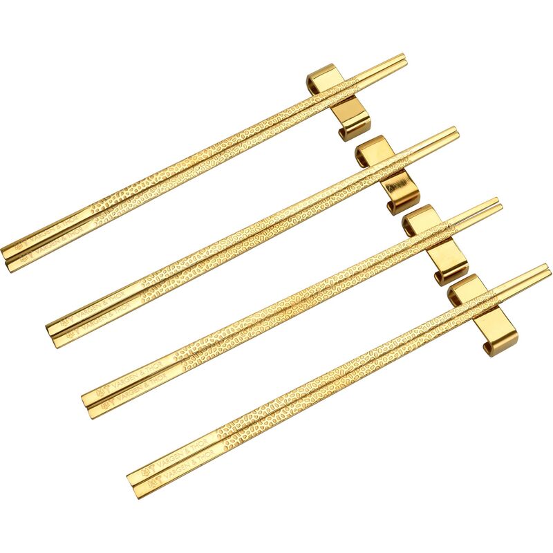 ätpinnar 4 par, mässing