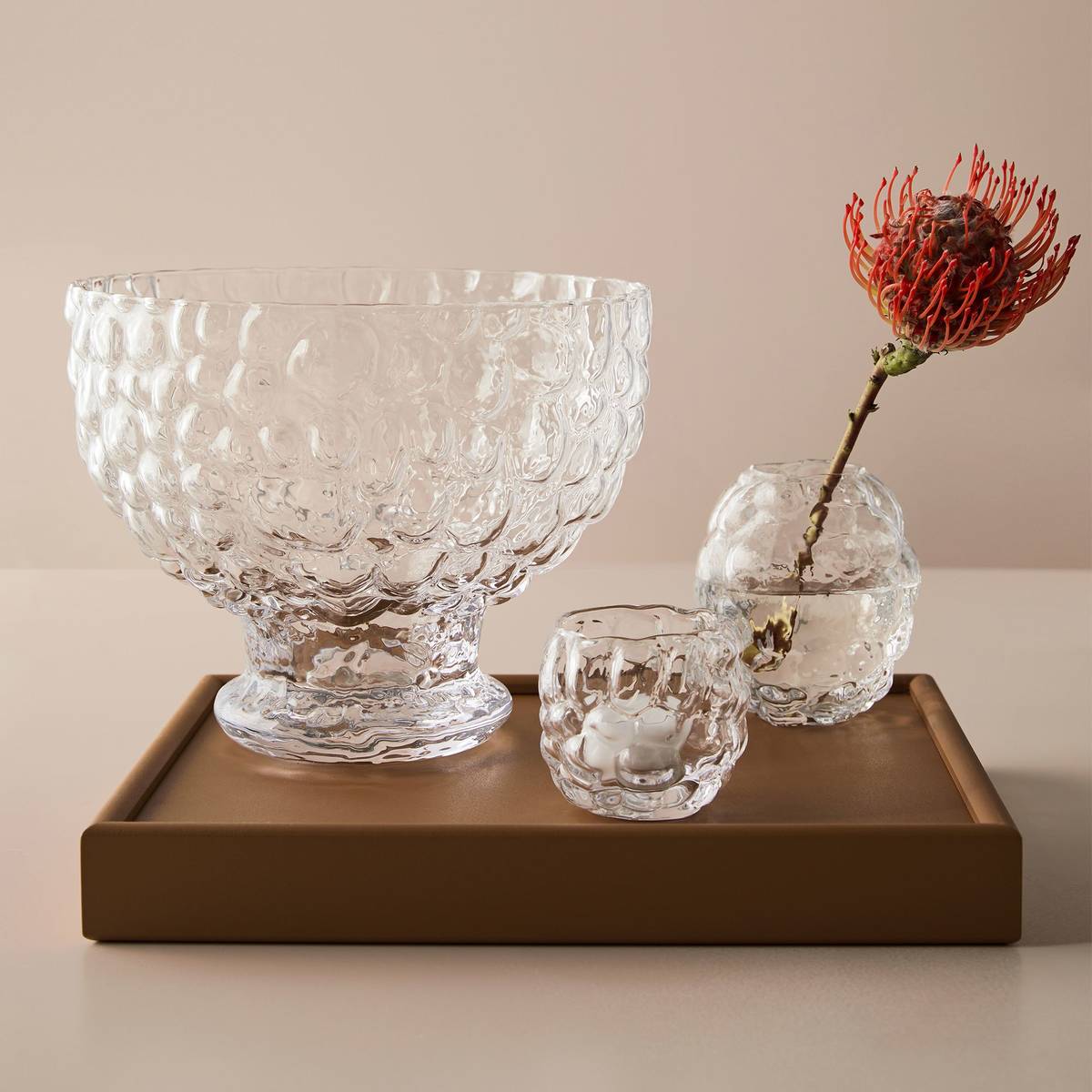 Moss vas 11,5 cm, klar