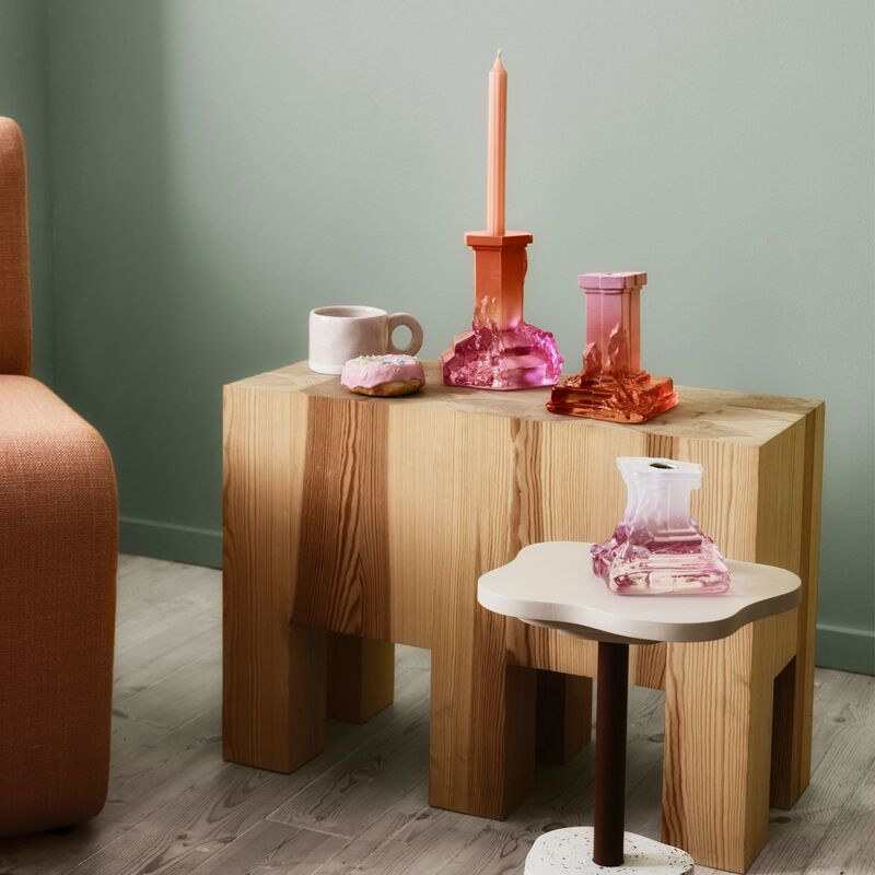 Rocky Baroque lysestage 150 mm, spicy rose