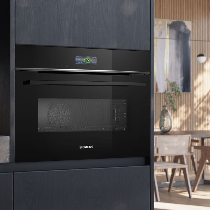 CM724G1B1 iQ700 kompaktugn/mikro, svart