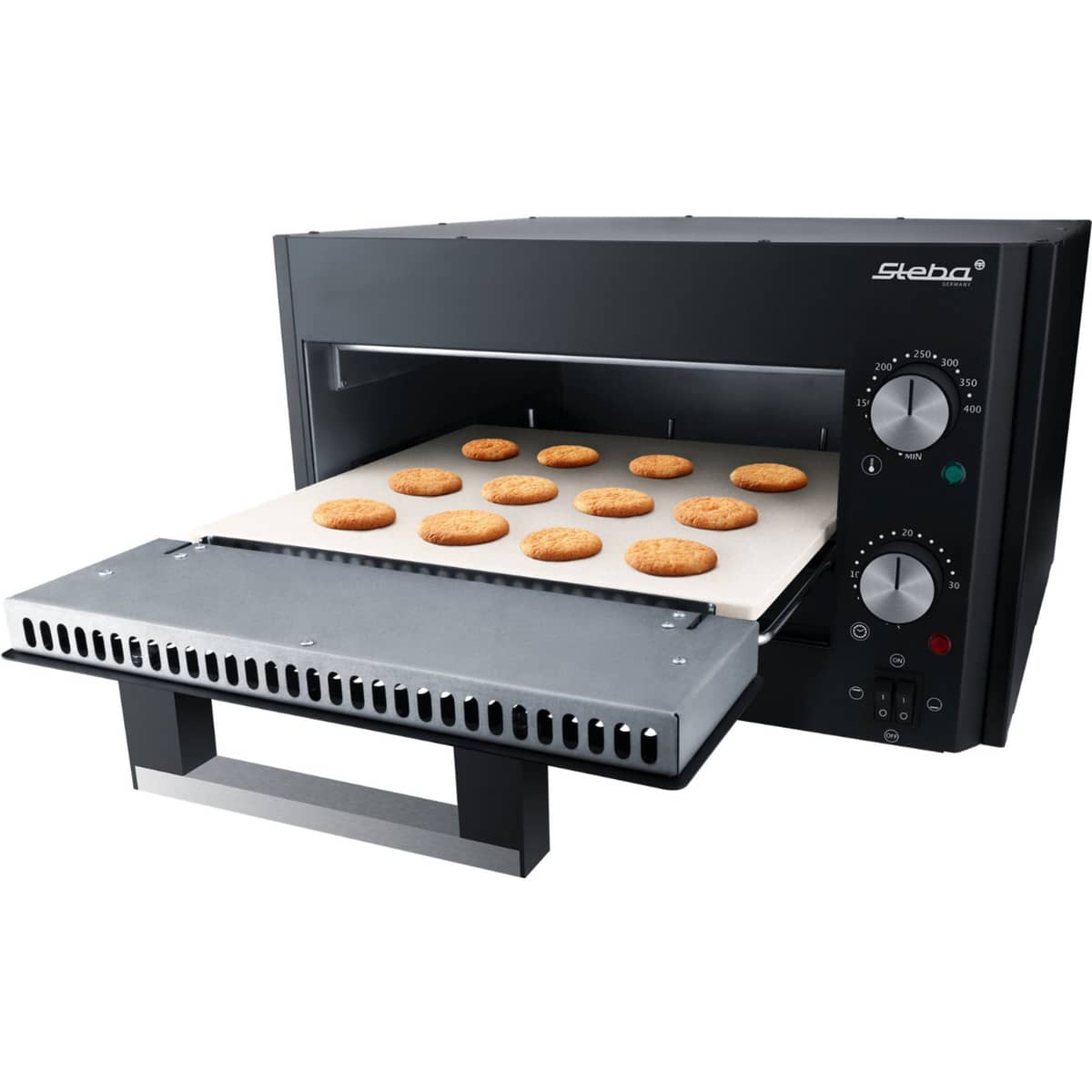 Power Pizzaugn 1800W 9 liter, svart