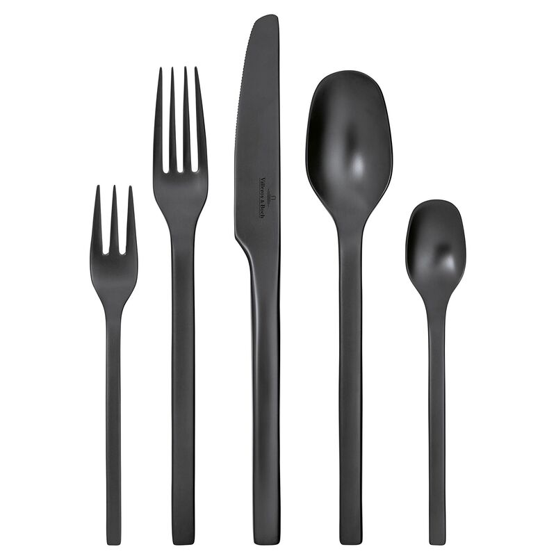 Manufacture Rock bestiksæt 20 dele, sort