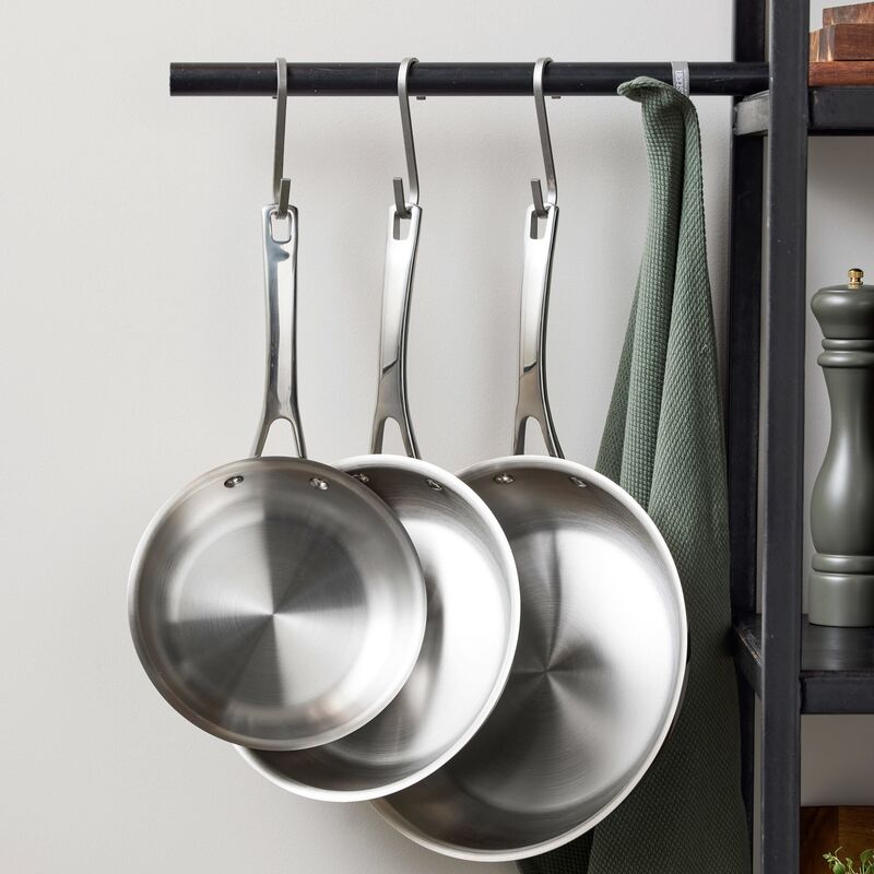 Ellen stegepande, 20 cm, rustfrit stål