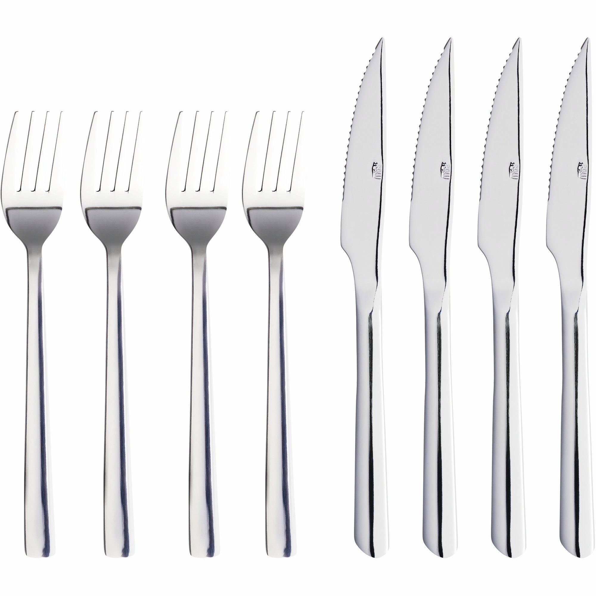 RAW Grillbestikk, Rustfrit Stål 8 deler