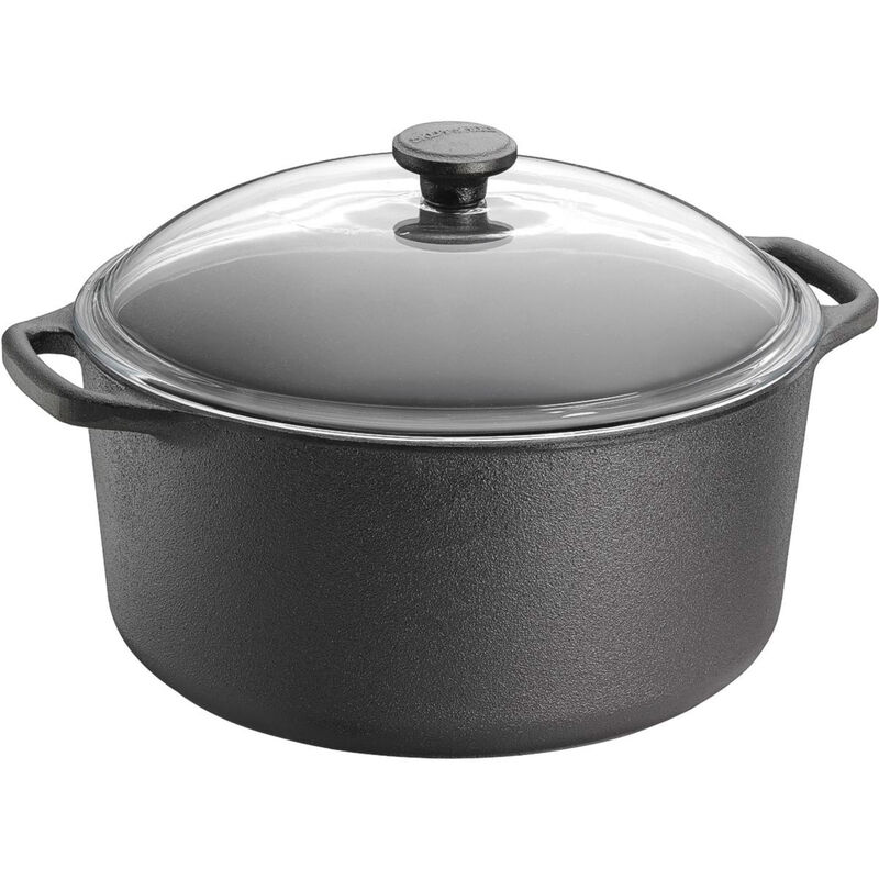 Gryta rund 7,0 liter Med Glaslock