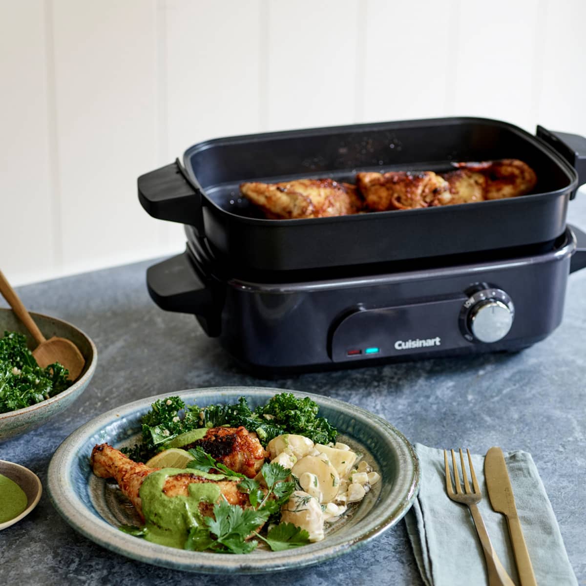 Multicooker, 1400W, harmaa