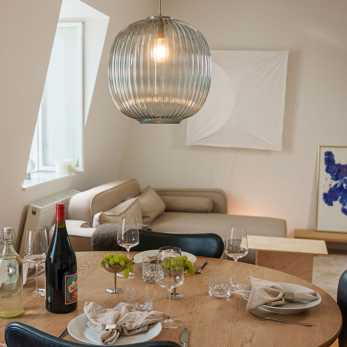 Vibra taklampe 35 cm, smoke