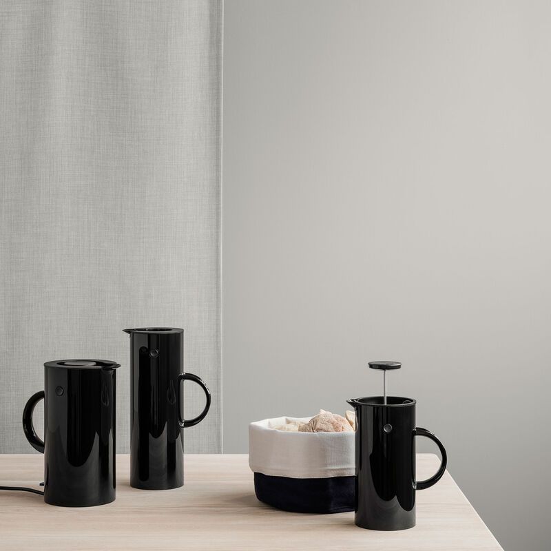 termoskanna 1 liter - ABS Svart