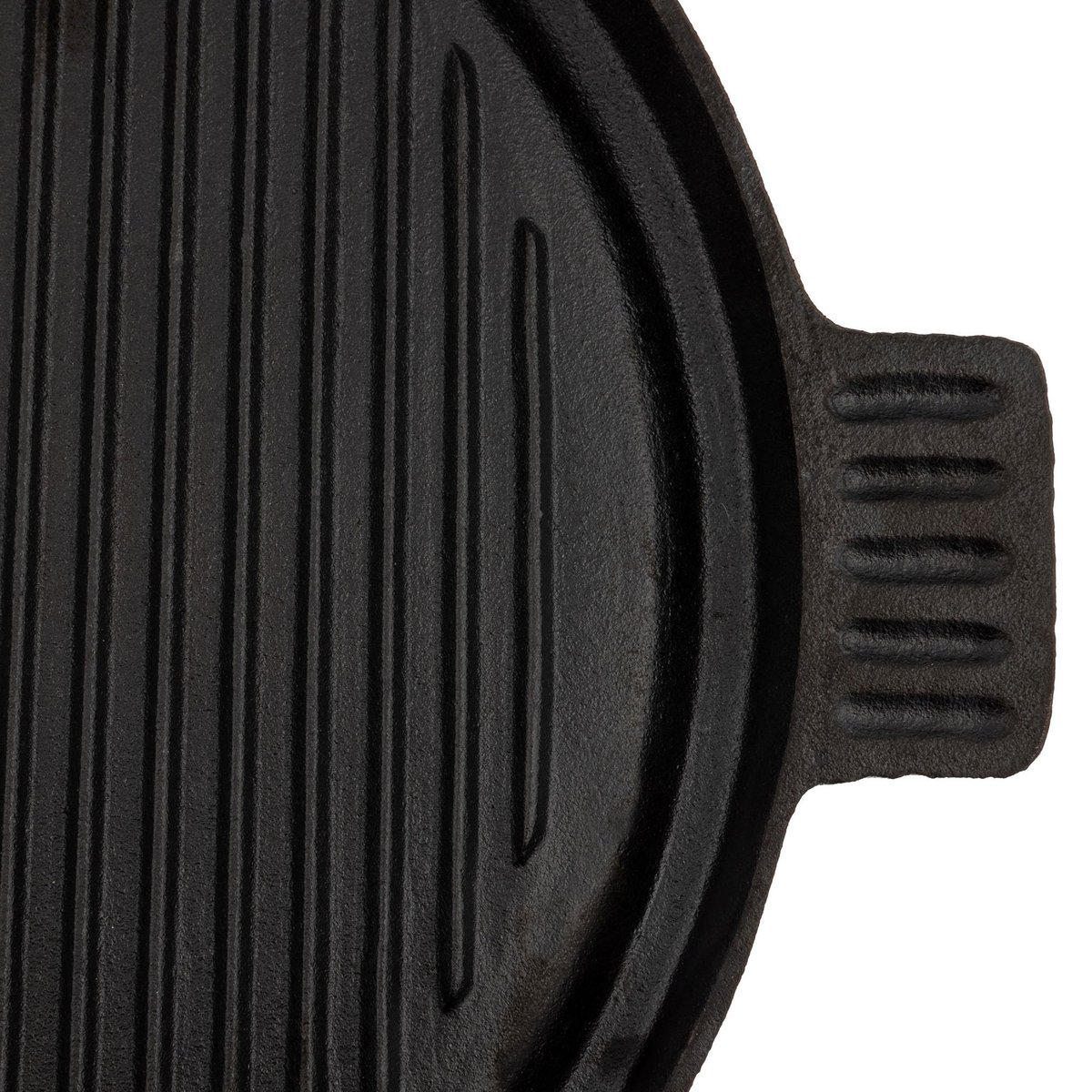 Støbejerns Grill og Stegeplade Rund 36 cm.