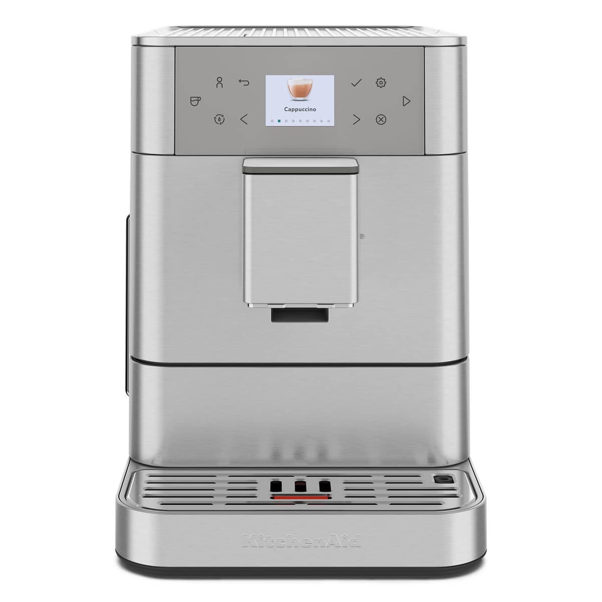 KF6 espressomaskin, rostfritt stål