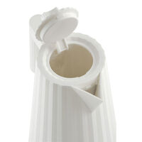 Plissé Vattenkokare med temperaturkontroll 1,7 liter, vit