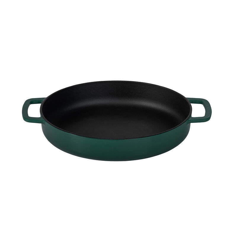 Valurautapannu 28 cm, vihreä