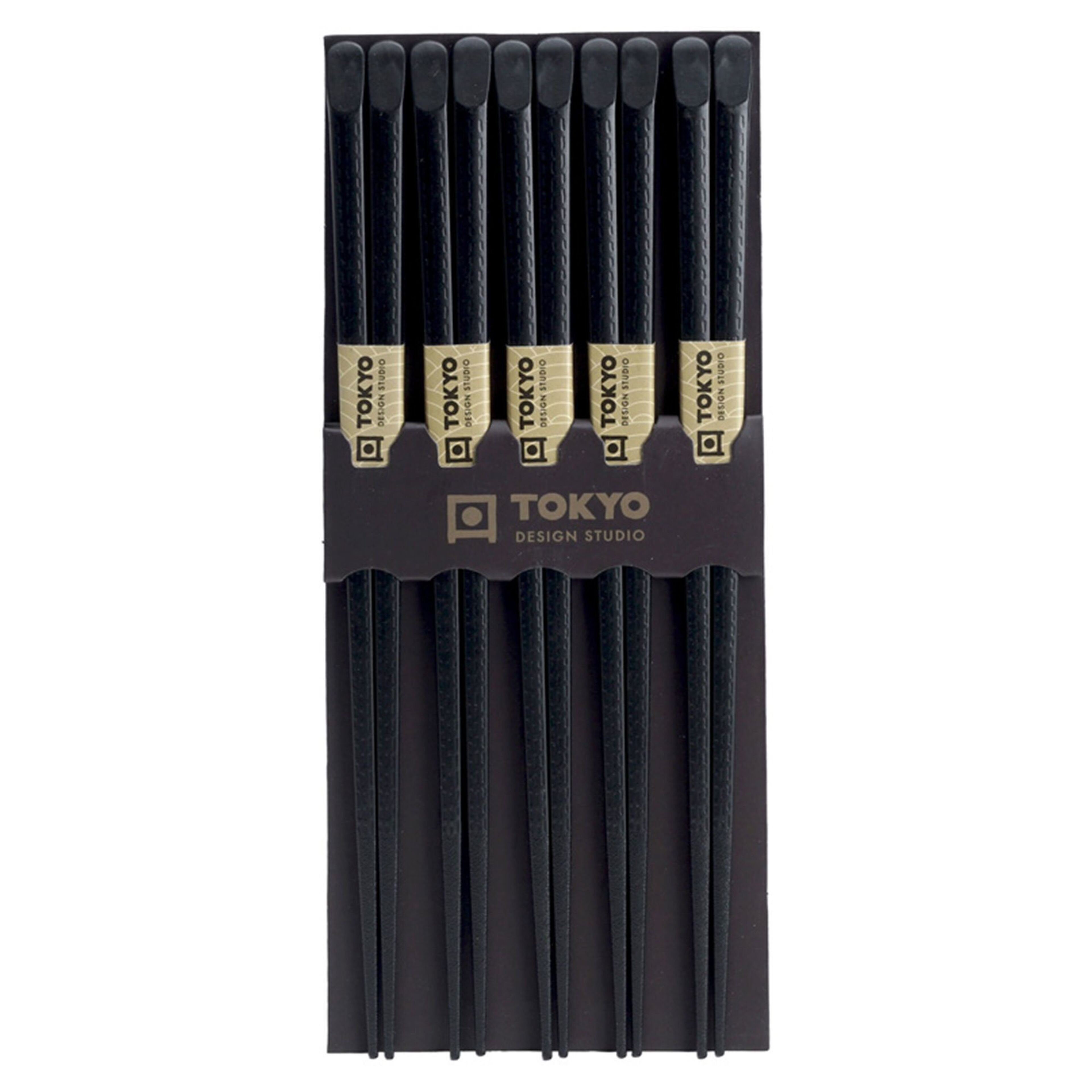 Ätpinnar 5 par, svart