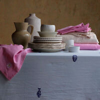 Midnatt Josefin La Mer Dug 180x145 cm, blå