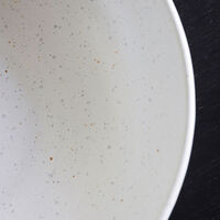 Pion skål, lille, hvid/grå