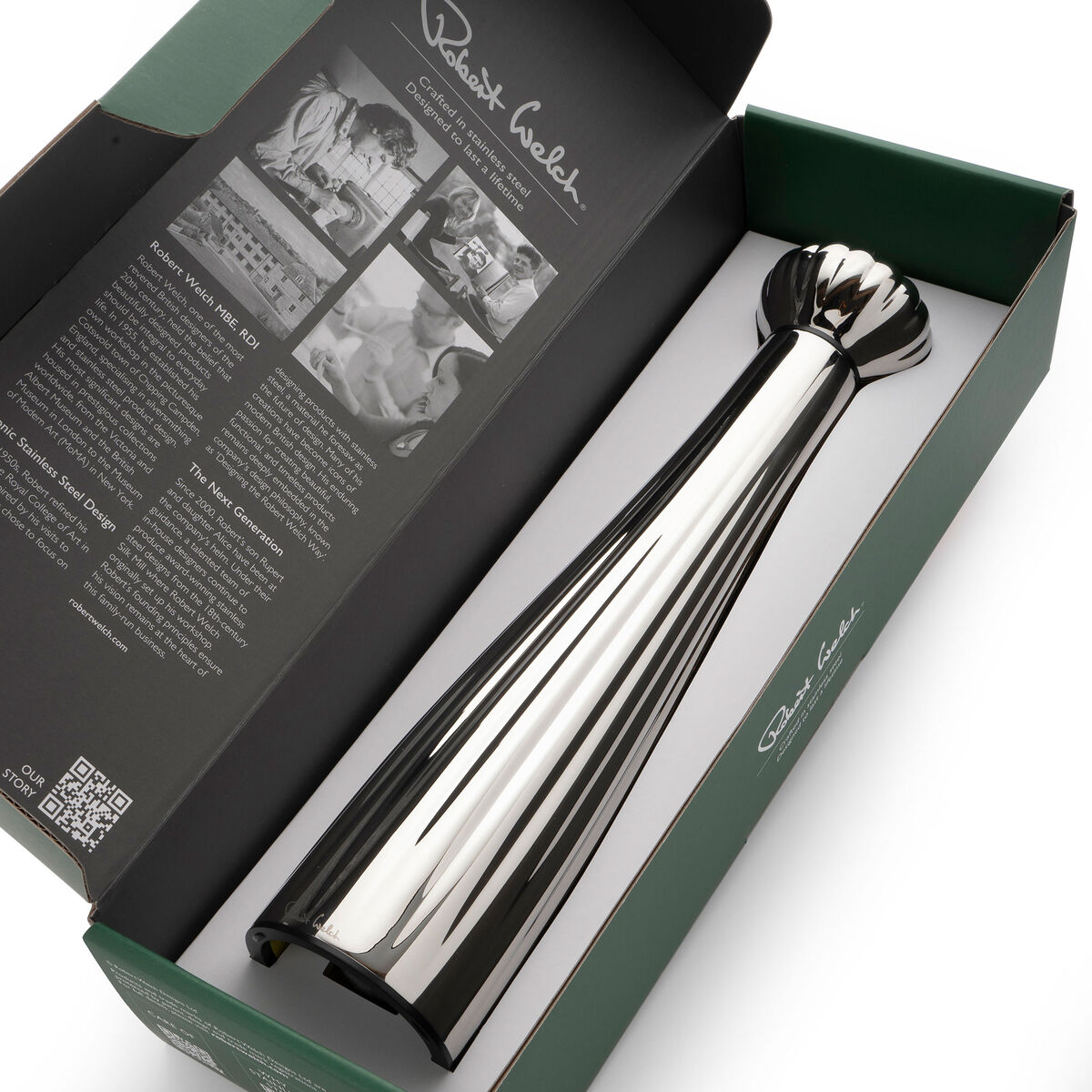 Robert Welch Palm pippurimylly 31 cm, ruostumaton teräs/musta