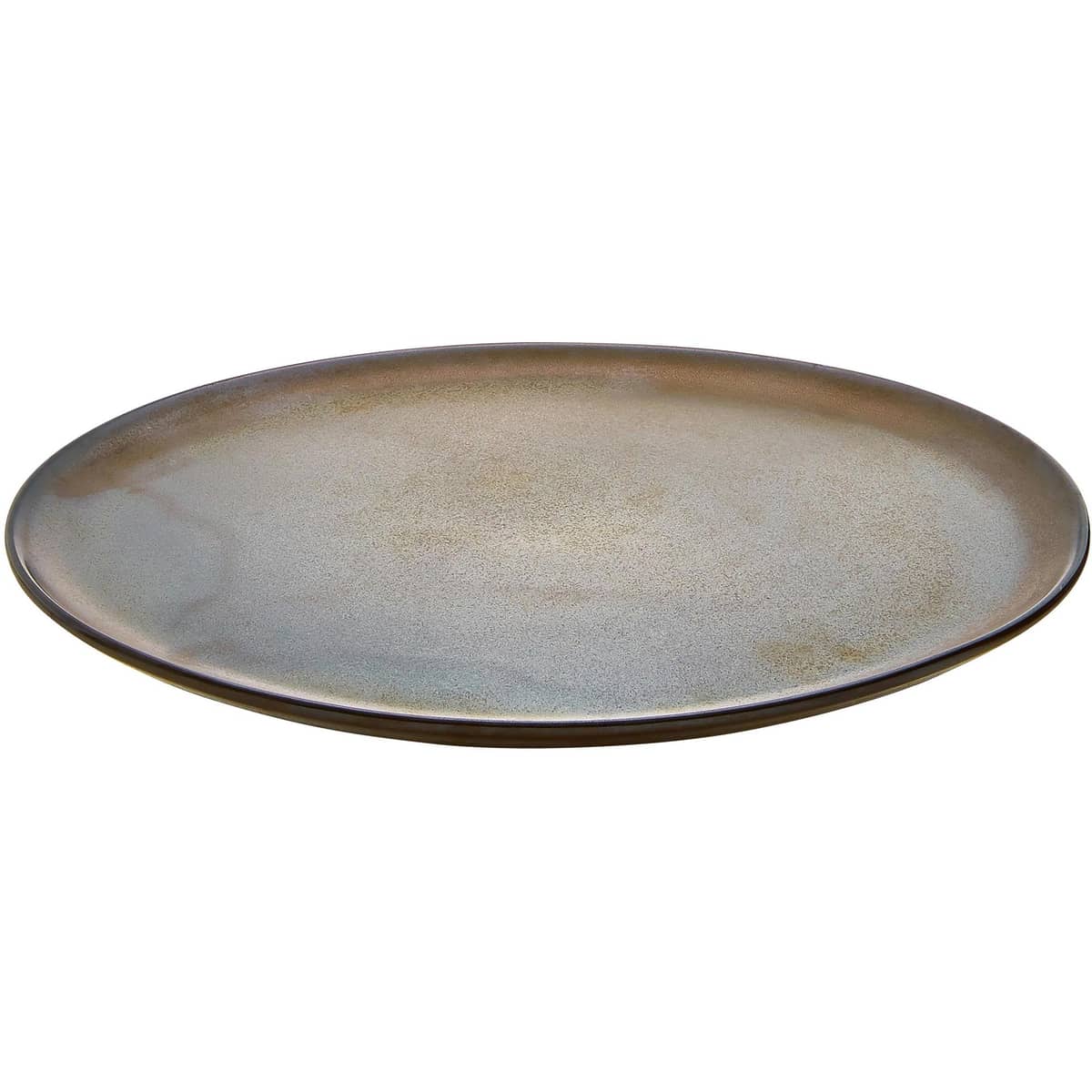 RAW tallerken, 23 cm, metallic brown