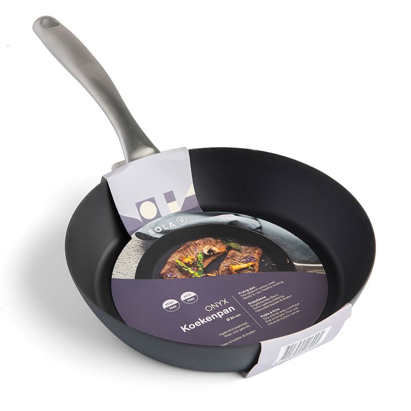 Onyx hiiliteräspannu 24 cm