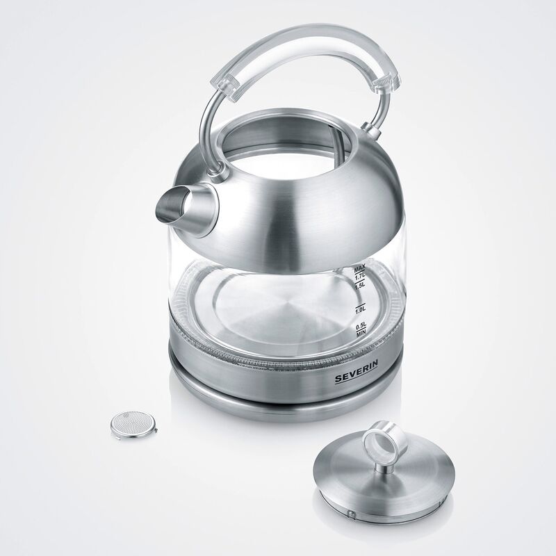 Retro elkedel 1,7 liter, glas