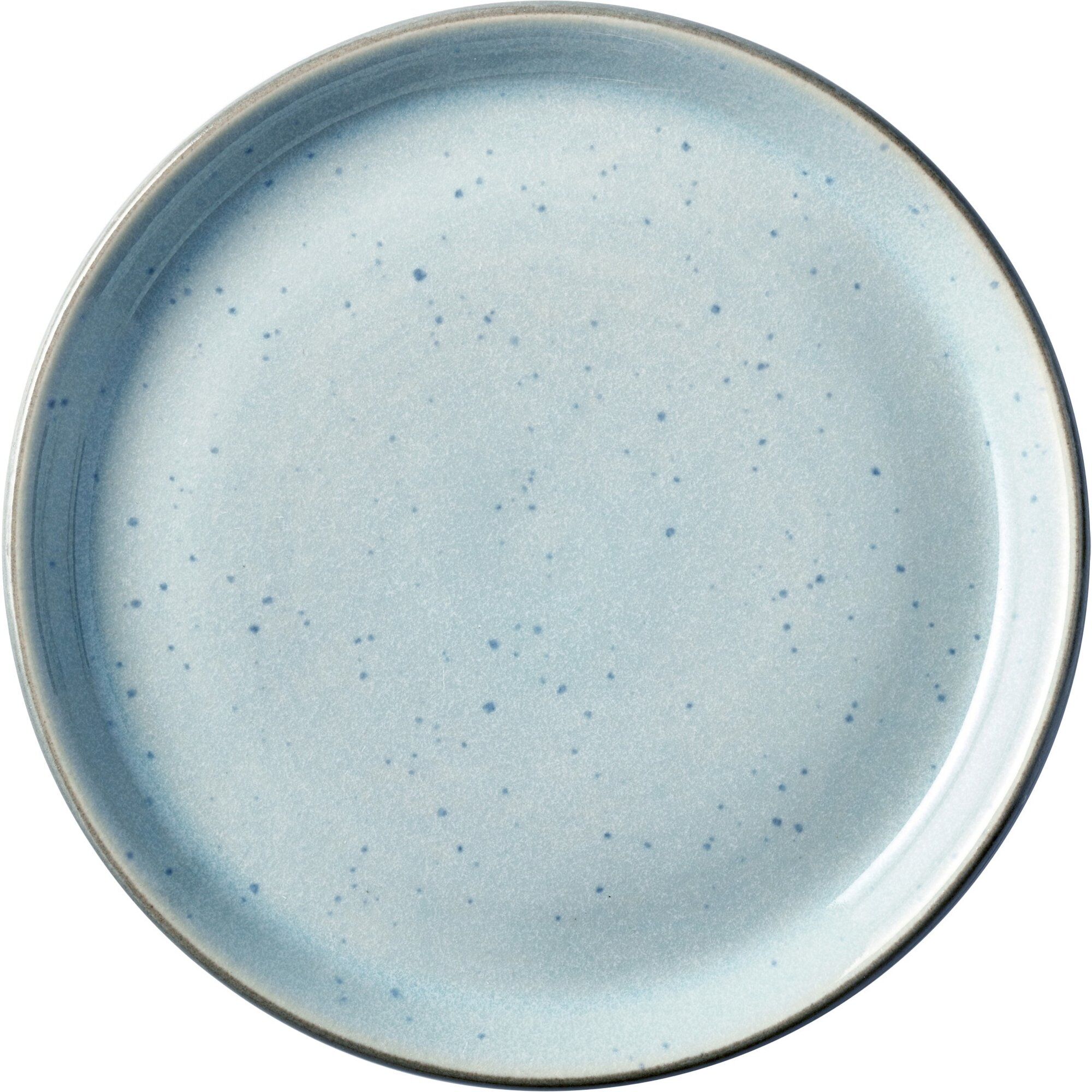 Gastro tallerken 17 cm, lyseblå/grå