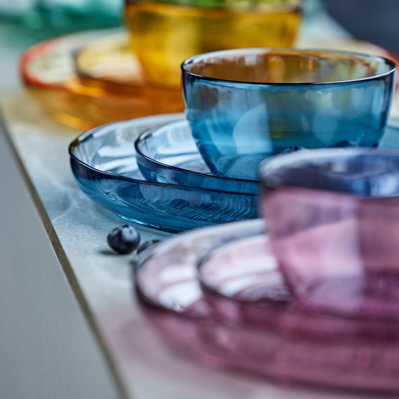 glastallrik 25 cm, rosa