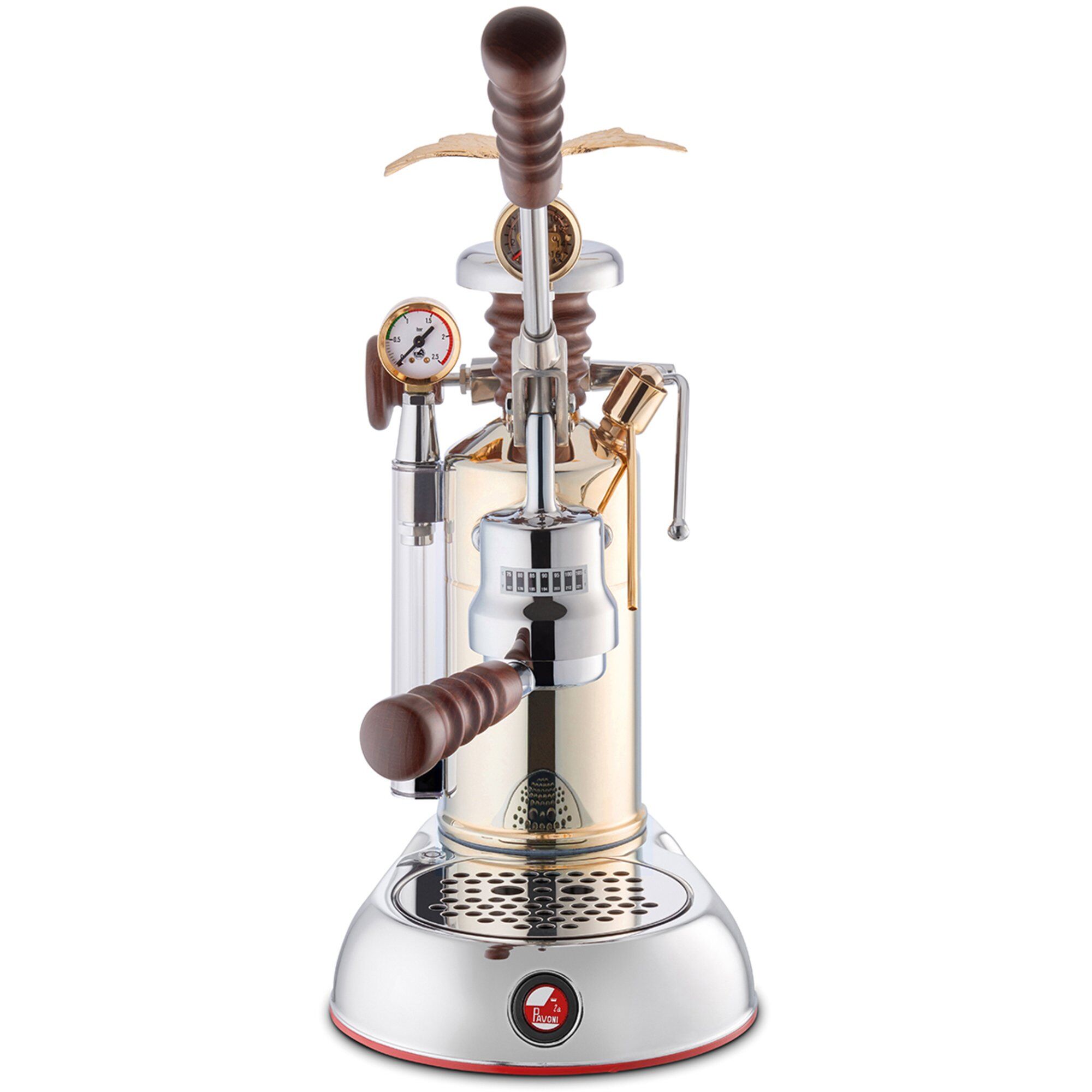 Alternativ bild 1 för La Pavoni Esperto Competente Espressomaskin Guld LPLESC01EU