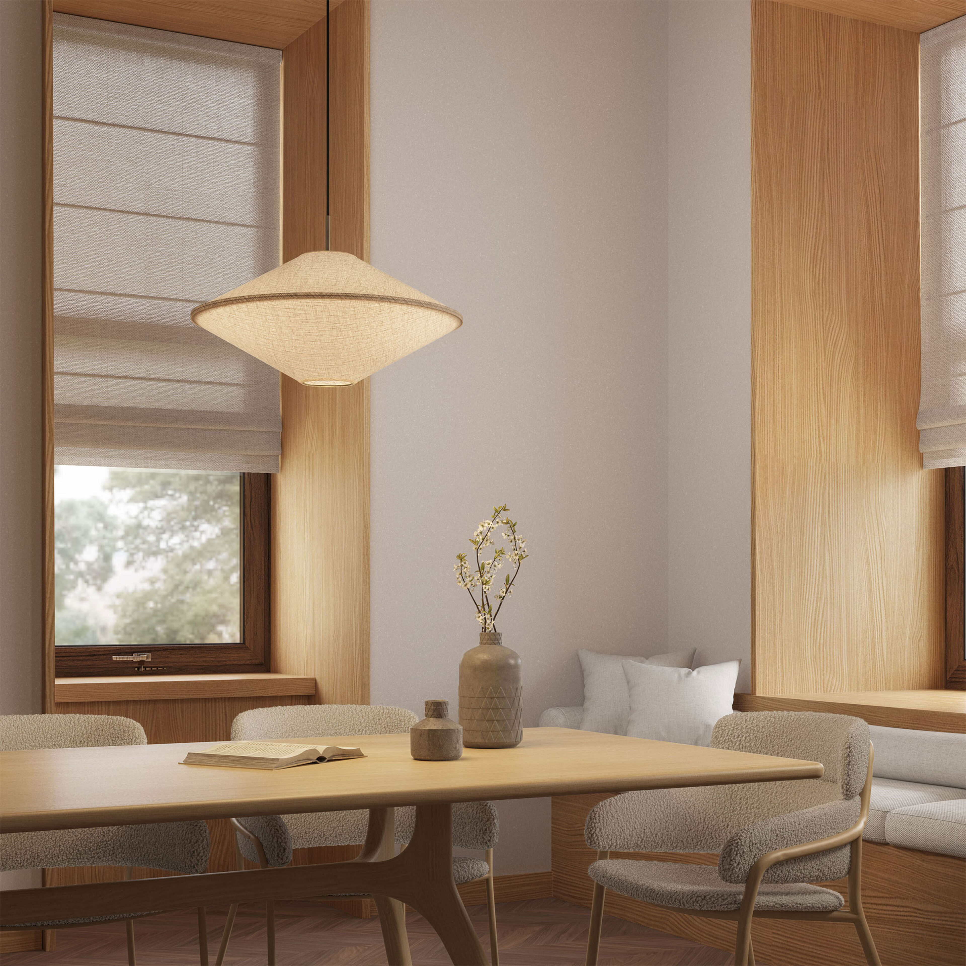 Edgeform Tafta riippuvalaisin 52 cm, natural