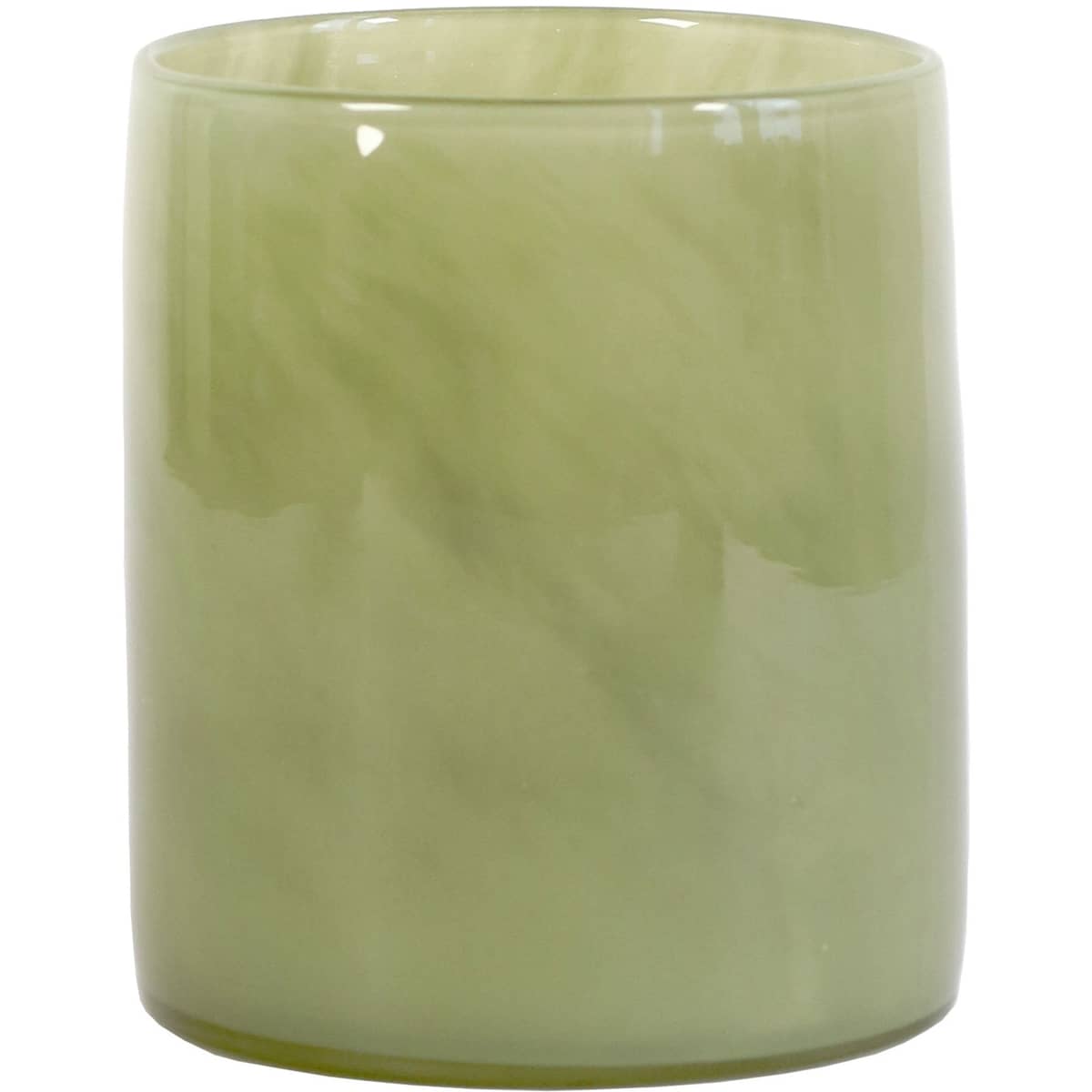 Lyric ljuslykta, olive green, medium