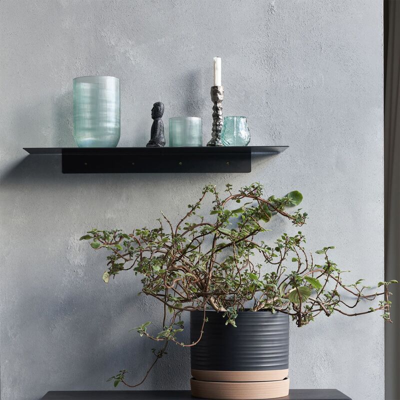 Revi hylde 80 cm, sort