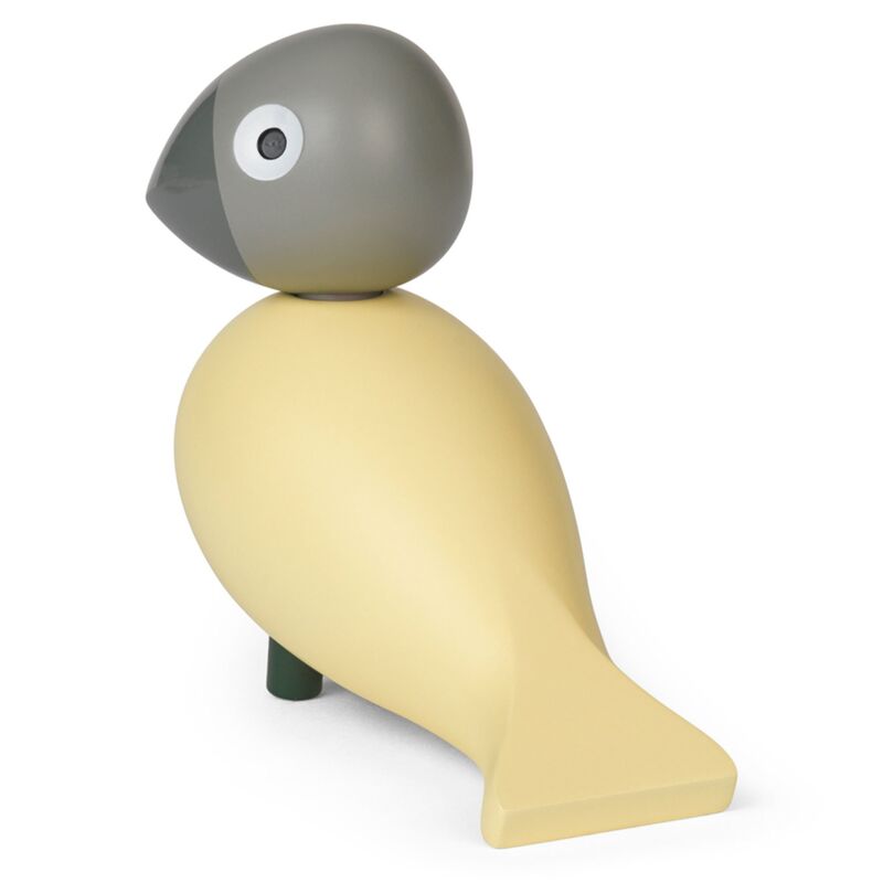 Årets Fugl 2025 Bella, grå/gul