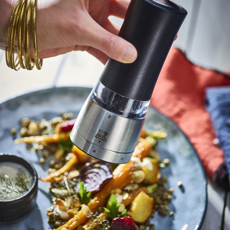 Daman sähköinen pippurimylly, musta