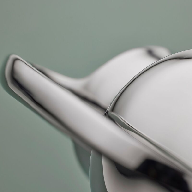 Dorotea karaffel 30 cm, polert stål