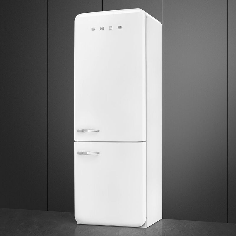 Smeg FAB38RWH6 højrehængt køle/fryser 70 cm, hvid