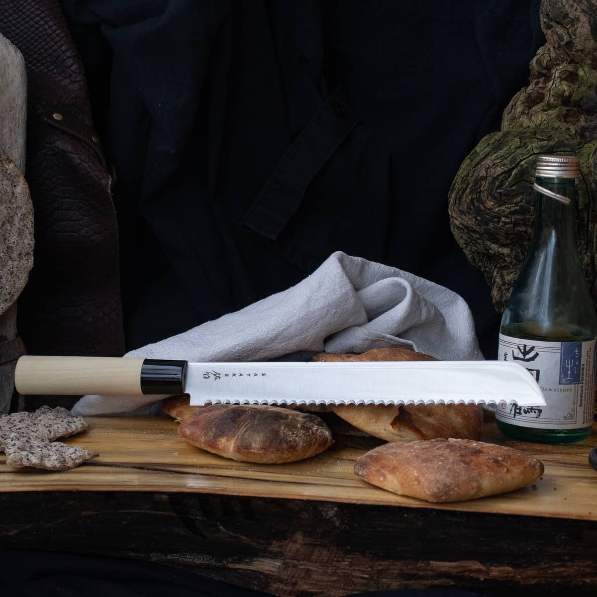 Houcho brødkniv, 24 cm.