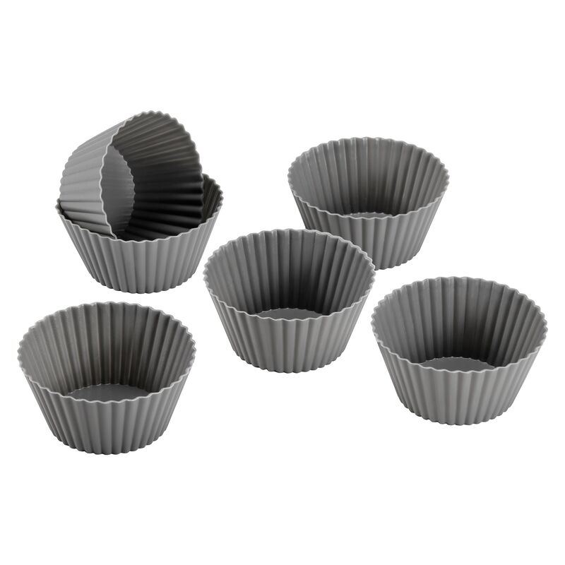 Cookie XL muffinsform 9 cm 6-pack, silikon