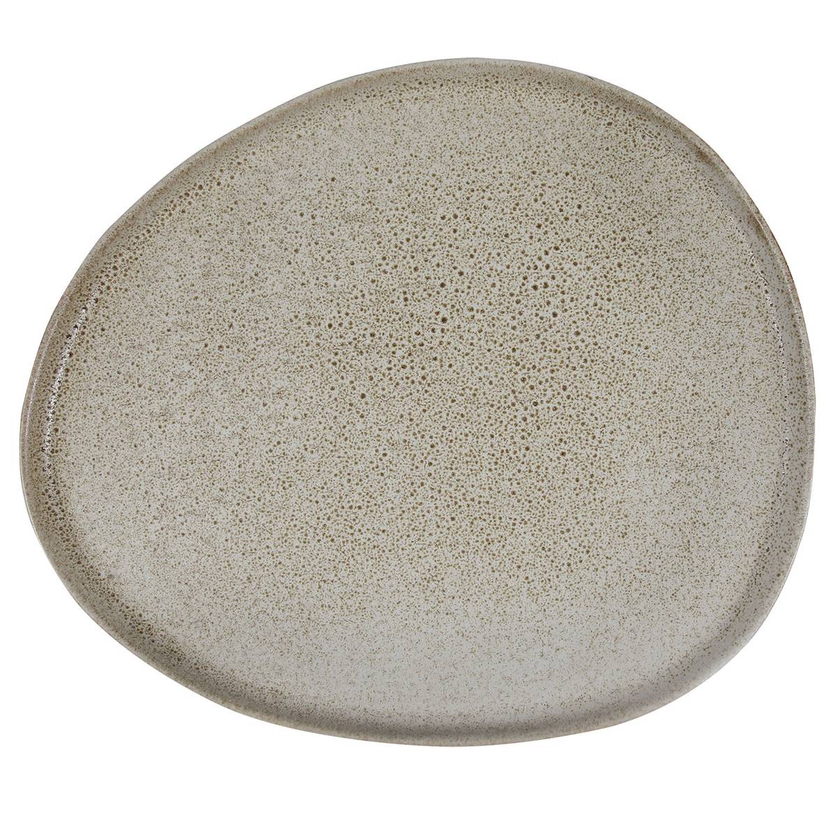 Raw Organic middagstallrik, 29x25 cm, sandy beige