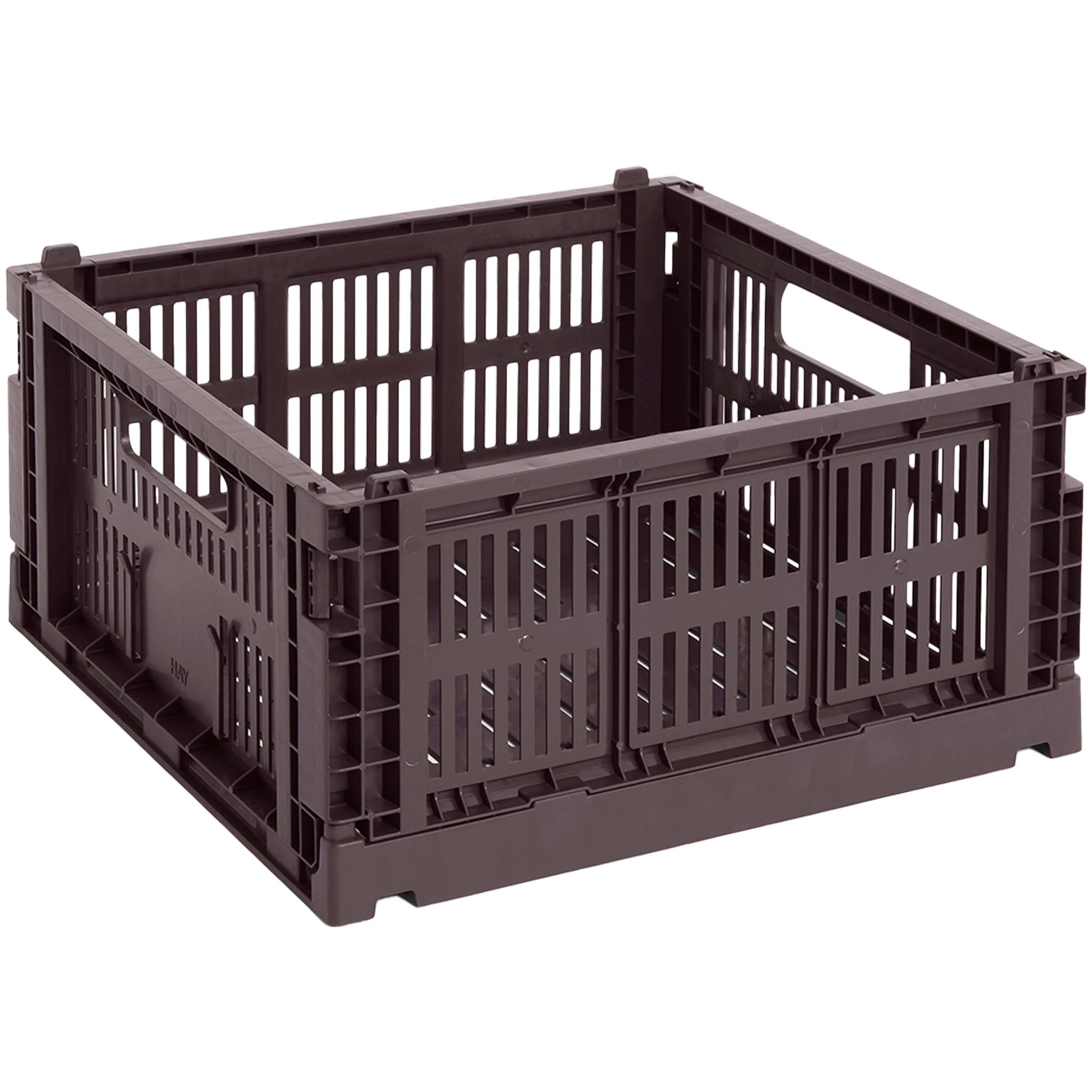 HAY Colour Crate Medium Square förvaringslåda, bordeaux