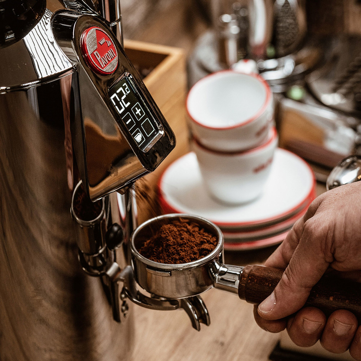 Prosumer elektrisk kaffekvarn, krom